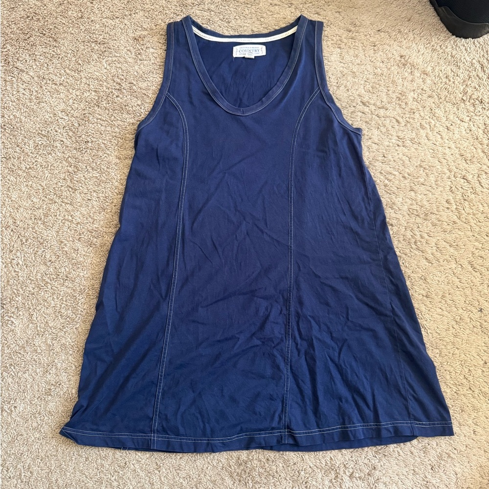 Vintage Victorias Secret Country Blue Tank Dress